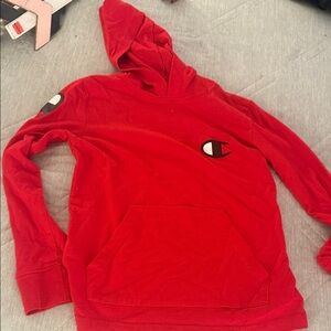 Champion Bold Red Pullover Hoodie